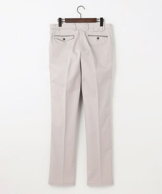 JOSEPH ABBOUD 【ウエストも伸びる！オーガニックコットン使用・25AW】トリコチンストレッチ パンツ ライトグレー系