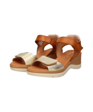 INTER-CHAUSSURES 【Marila】異素材コンビウエッジサンダル