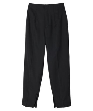 Green Parks 裾スリット／選べる美脚みえパンツ Black