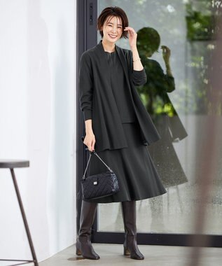 J.PRESS LADIES セルロースリバー カーディガン ダークグリーン系