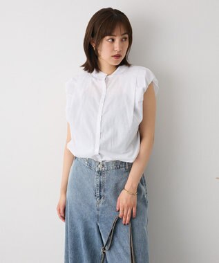 CRAFT STANDARD BOUTIQUE フレンチスリーブブラウス White