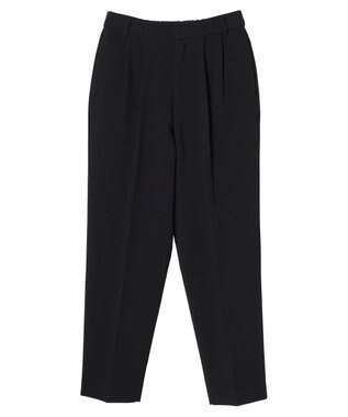 YECCA VECCA タックテーパードパンツ② Black