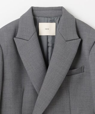 NAVE 【Nave】ボンディング オーバージャケット ライトグレー系