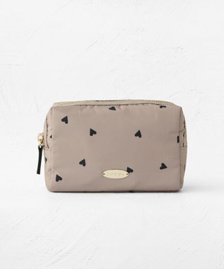 TOCCA 【撥水】DANCING LOVE POUCH ポーチ ベージュ系