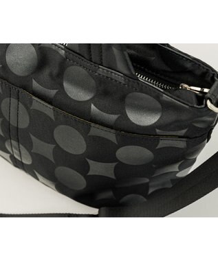 MIYABIYA La quoh with kirakaracho 南蛮七宝ベーシックプリント スモールトート 玄(ブラック)