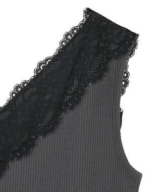 Green Parks ２ＷＡＹ　レースタンクトップ Charcoal Gray