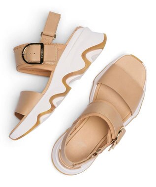 SOREL SOREL/ キネティックインパクト ウェッジ /ソレル Honest Beige Sea Salt