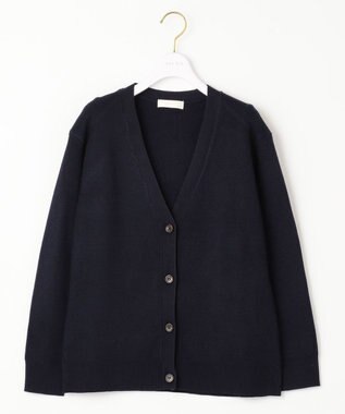 ANY SIS 【洗える】彩色兼美 カーディガン ネイビー