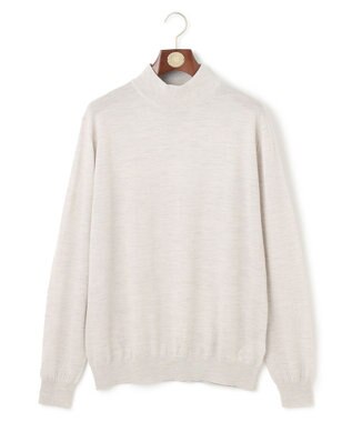 J.PRESS MEN 【WEB限定カラー有】オメガツイスト ハイゲージ モックネックニット アイボリー系