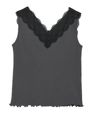 Green Parks ２ＷＡＹ　レースタンクトップ Charcoal Gray