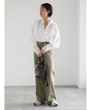 Te chichi レースカフスブラウス オフホワイト