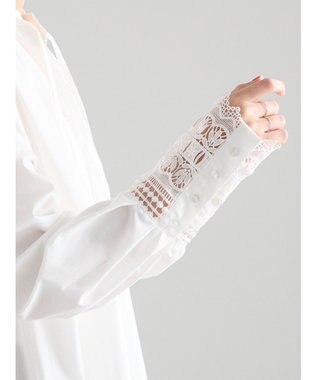 Te chichi レースカフスブラウス オフホワイト