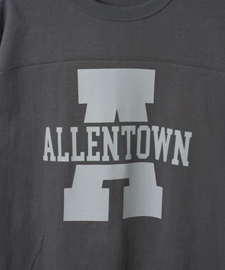 WEGO 【ユニセックス着用ITEM/手洗い可/MLサイズ】フットボールBIG　T（S） スミクロ