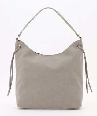 ANY 【A4サイズ収納可】スエードワンショルダーバッグ グレー