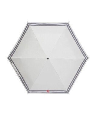 MOONBAT POLO RALPH LAUREN（ポロ ラルフローレン） 晴雨兼用日傘 ボーダー 遮光率100% 遮熱 UV 晴雨兼用 オフホワイト
