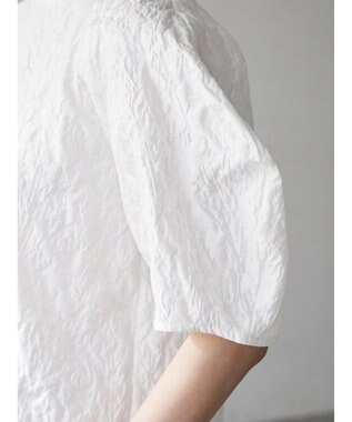 Green Parks AnriettMusee ショート丈ジャガードトップス Off White