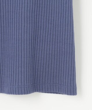 23区 【Indian Factory】シャイニーワイドリブ カットソー サックスブルー系