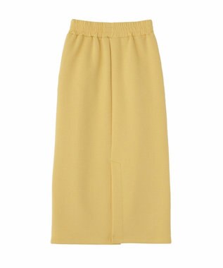 Green Parks ウエストタックＩラインカットスカート Yellow