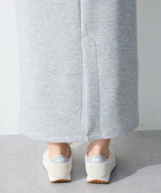 Green Parks ウエストタックＩラインカットスカート Gray Mixture