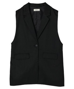 earth music&ecology テーラードジレ Black