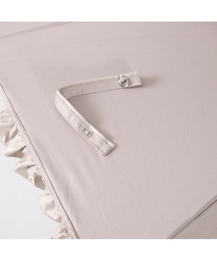 UNBILLION カシュネ cachenez / 【晴雨兼用】【日傘】 【UV カット率99.999.9％以上】PUバイカラーフリルバルーンショートパラソル ダークベージュ