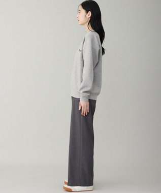 UNFILO MENS 【男女兼用】BEAUTY FORM JERSEY ロゴ クルー グレー