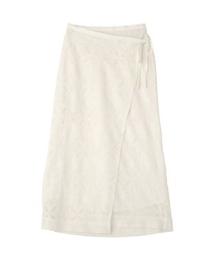 AMERICAN HOLIC レース巻きスカート Off White