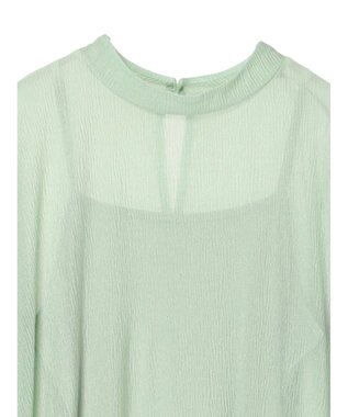 earth music&ecology ＳＥＴ２点シアーワンピース＋ペチワンピース Mint