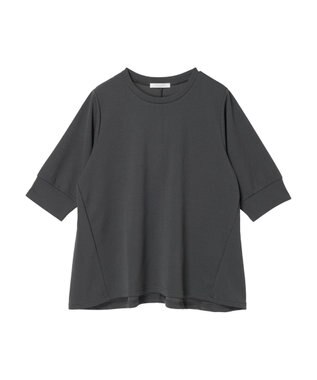 Green Parks ぽこぽこ７分袖カットプルオーバー Gray