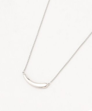 J.PRESS LADIES 【リバーシブル】エポバー ネックレス シルバー×ネイビー系