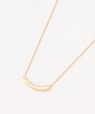 J.PRESS LADIES 【リバーシブル】エポバー ネックレス ケシゴールド×ベージュ系