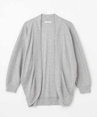 ANY 【UVケア/接触冷感】ドルマンスリーブカーディガン トップグレー