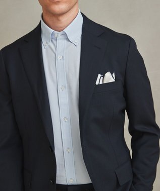 GOTAIRIKU 新色追加/セットアップ対応【ウォッシャブル/シワになりにくい/ストレッチ】ウォッシャブル ウールジャケット(25年モデル) ネイビー系