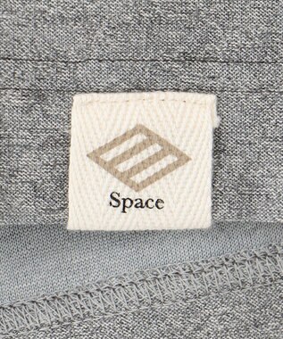 JOSEPH ABBOUD MOUNTAIN 【SPACE／UNISEX】オーガニックコットンスラブプレーティング天竺 Tシャツ ライトグレー系