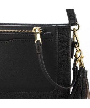 UNBILLION カシュカシュ cachecache / フロントポケットタッセルショルダー ブラック