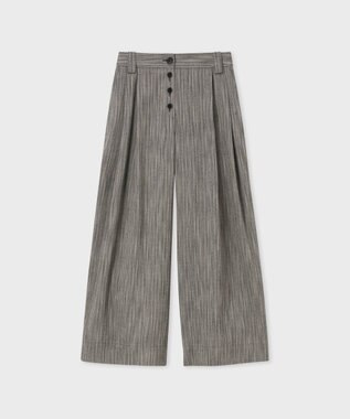 Paul Smith ドレープヘリンボーン ワイドトラウザーズ グレー