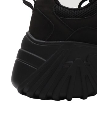 WEGO 【SMLサイズ展開】ボリュームスニーカー ブラック