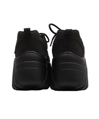 WEGO 【SMLサイズ展開】ボリュームスニーカー ブラック