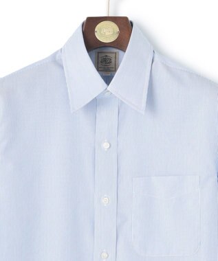 J.PRESS MEN 【Single Needle Tailoring / 形態安定】ブロードストライプ シャツ /レギュラー サックスブルー系1