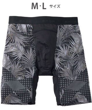 WACOAL MEN ボクサーパンツ【CROSSWALKER】はいて歩いてカロリー消費アップをめざそう！ムレ軽減設計 前開き スパッツ ロング丈 GX6007 /ブロス バイ ワコールメン