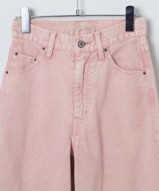 WEGO ウォッシュドカラーストレートパンツ ライトピンク