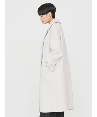 AMERICAN HOLIC 中空ＦＩＢＥＲドロップショルダーチェスターコート Light Gray