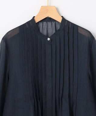 組曲 【先行予約】エアリーボイルシアー ブラウス ネイビー系