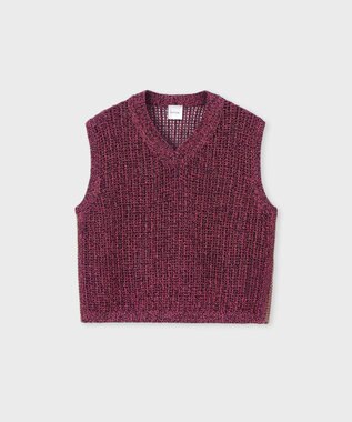 Paul Smith ラメミックス ニットベスト ピンク