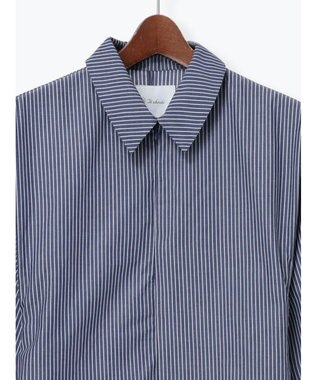 Te chichi サイドホックフロントジップワンピース ブルー