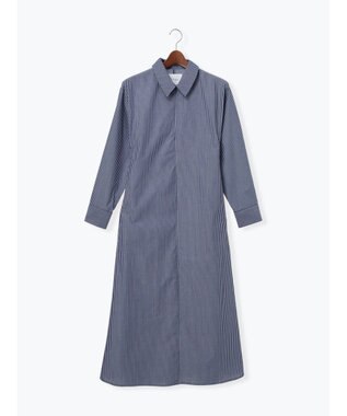 Te chichi サイドホックフロントジップワンピース ブルー