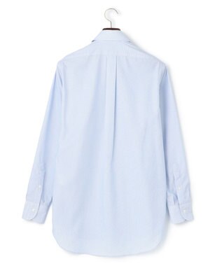 J.PRESS MEN 【Single Needle Tailoring / 形態安定】ブロードストライプ シャツ /レギュラー サックスブルー系1