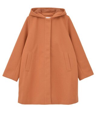 Green Parks ２ｗａｙフード取り外しＡラインコート Orange