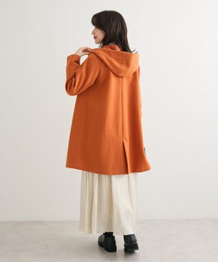 Green Parks ２ｗａｙフード取り外しＡラインコート Orange