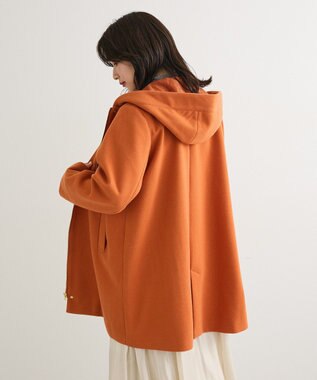 Green Parks ２ｗａｙフード取り外しＡラインコート Orange